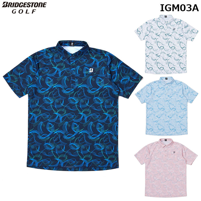 BRIDGESTONE 26年春夏 【B-02】 半袖ポケット付きシャツ【IGM03A】ブリヂストン|アドバンススポーツ