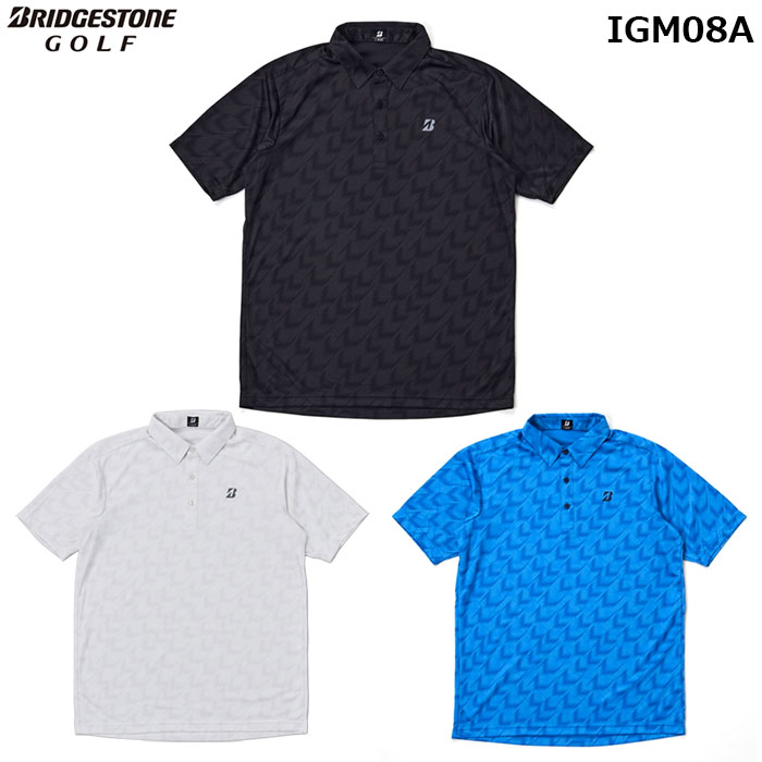 BRIDGESTONE 26年春夏 【B-02】 半袖シャツ 【IGM08A】 ブリヂストン