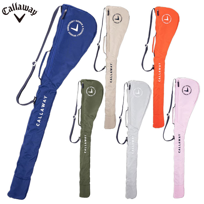 Callaway　キャロウェイ　クラブケース　ショルダーストラップ付き キャロウェイ クラブケース ショルダーストラップ 黒×白 ゴルフ