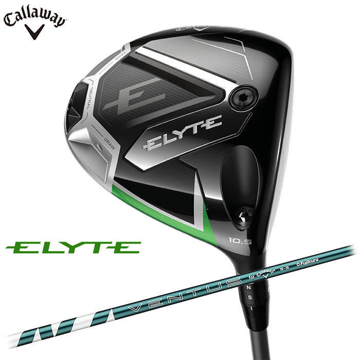 楽天市場】キャロウェイ ELYTE ドライバー VENTUS GREEN 50 for