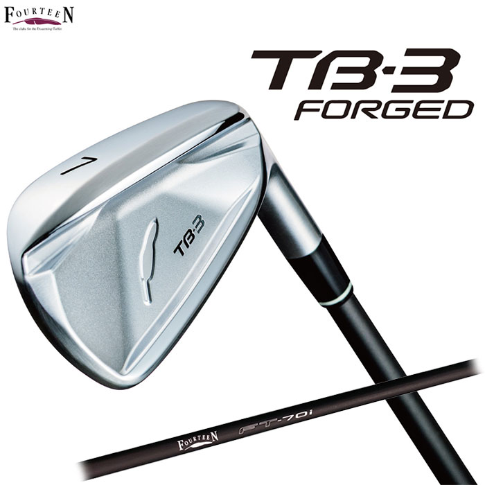 FOURTEENTB-3 FORGED アイアン('25)単品(#5,#6)FT-70i カーボンシャフトフォーティーン フォージド|アドバンススポーツ