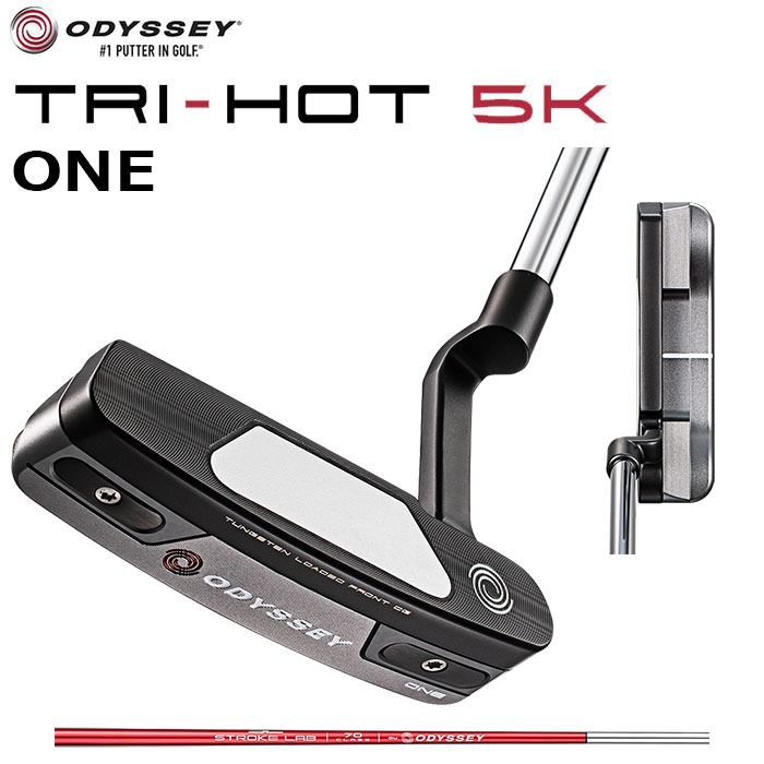 【一部即納OK】 ODYSSEY TRI-HOT 5K(2023) パター 日本仕様 ONE STROKE LAB 70C RED シャフト装着モデル オデッセイ トライホット 2023年モデル