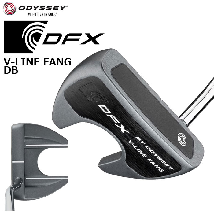 ODYSSEYDFX BY ODYSSEY V-LINE FANG DB パター 日本遣りかたDFX スチールシャフトオデッセイ ダブルベント