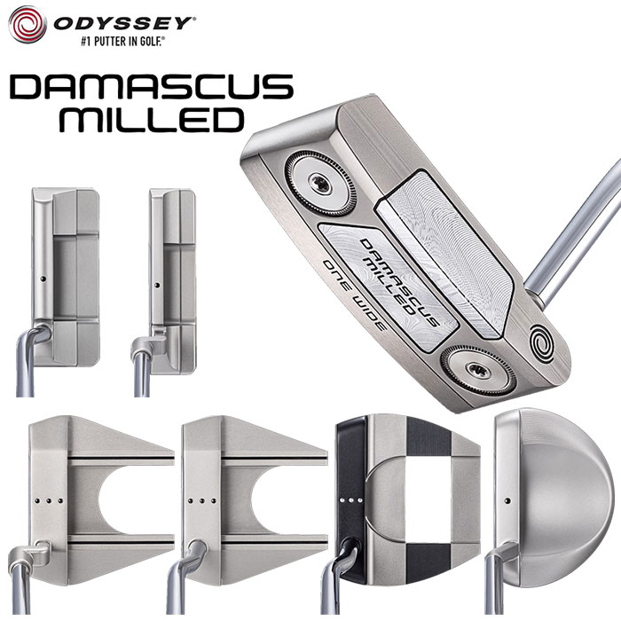 ODYSSEY DAMASCUS MILLED パター 右用 日本仕様 STROKE LAB 90 スチールシャフト オデッセイ ダマスカス ミルド