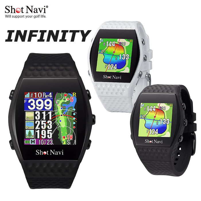 ShotNavi -ショットナビ-ShotNavi INFINITY ウオッチ型GPSゴルフナビ  L1S相応う ショットナビ インフィニティ