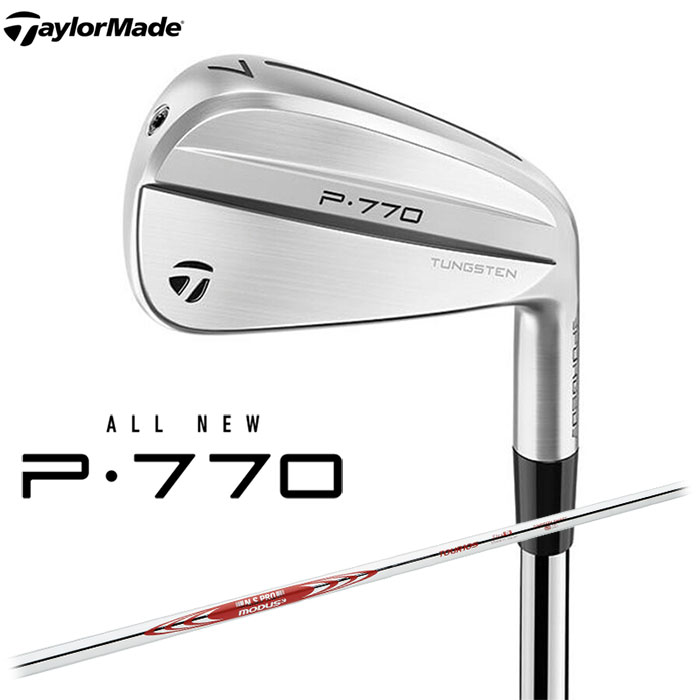 TaylorMade New P770 アイアン（2024） 日本仕様 単品（#3,#4,#5） N.S.PRO MODUS3 TOUR 105 スチールシャフト テーラーメイド