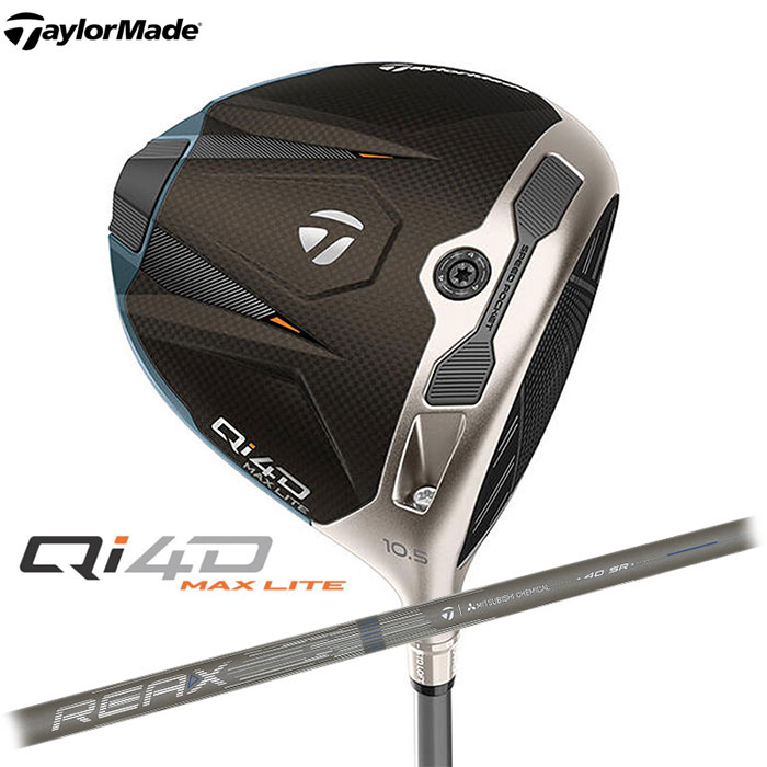 TaylorMadeQi4D MAX LITE ドライバー 日本仕様REAX 40 Mid Rotation Blue シャフトテーラーメイド|アドバンススポーツ