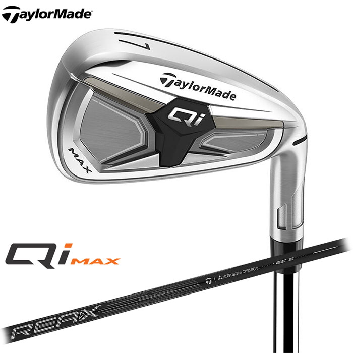 TaylorMade Qi MAX アイアン 日本仕様 単品（#4,#5,SW） REAX 65 シャフト テーラーメイド Qi4D
