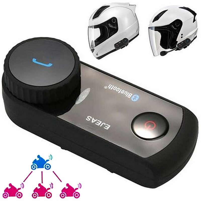 Durax インカム バイク 2個セット イヤホンマイク インターコム