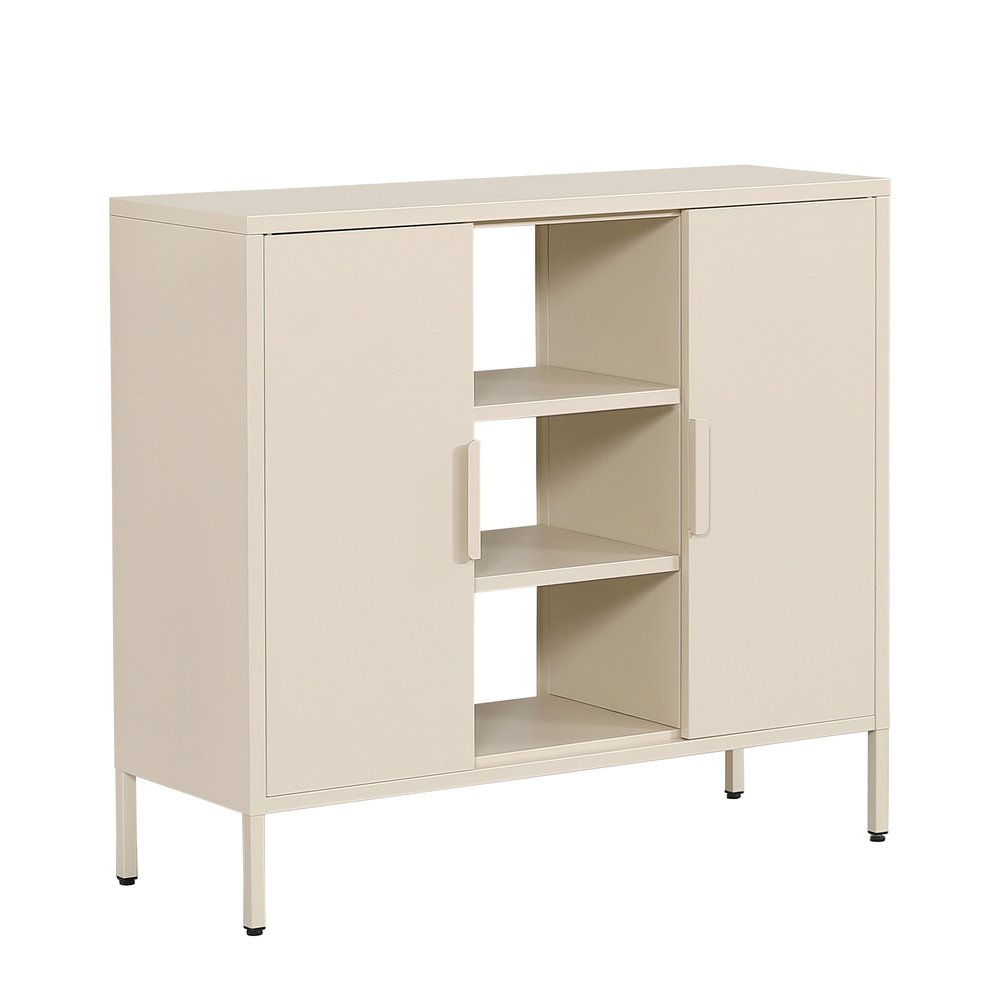 楽天市場】キャビネット スチール メタル 金属製 扉付き テレビ台