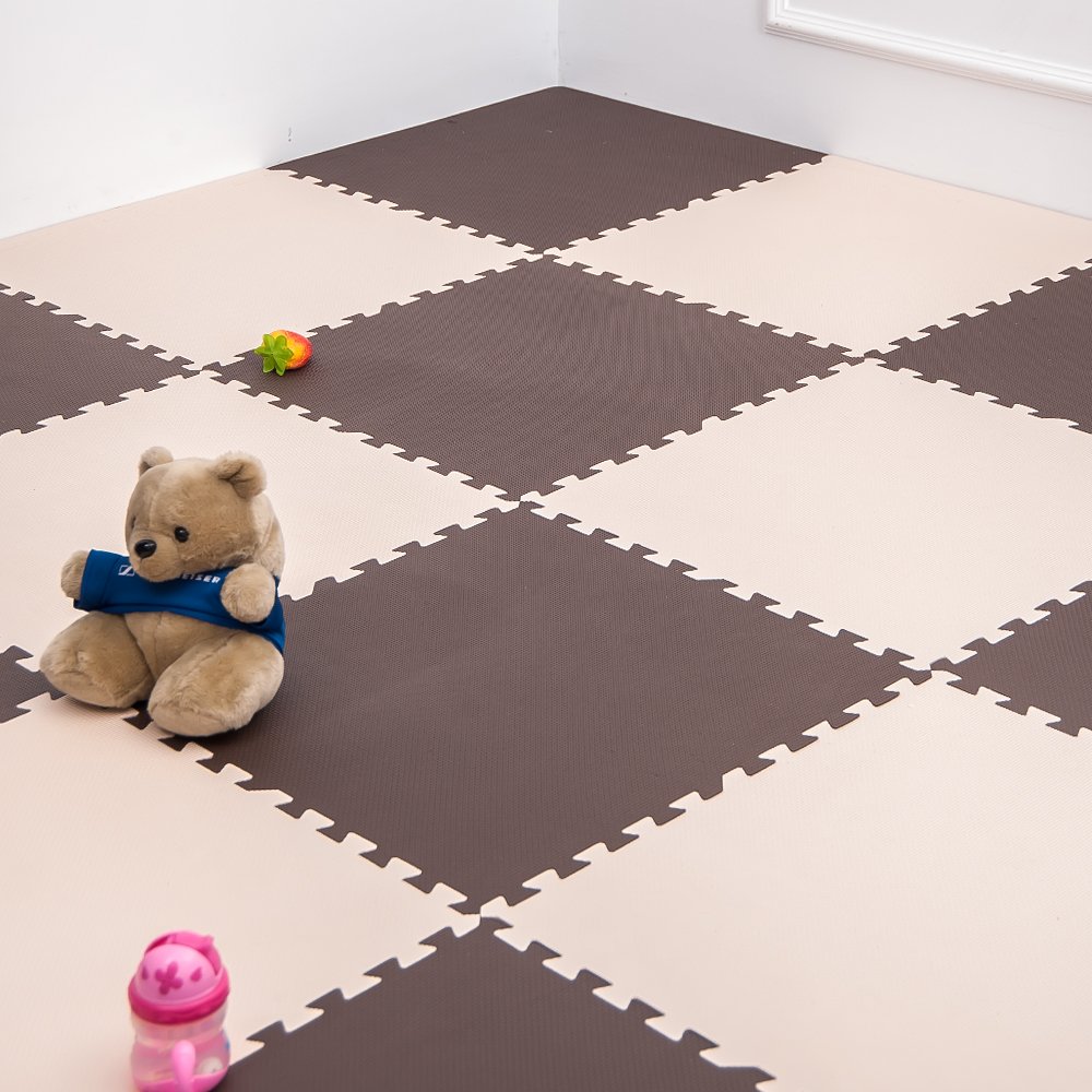 楽天市場】ジョイントマット 大判60cm 3畳 16枚 厚手 2cm おしゃれ EVA