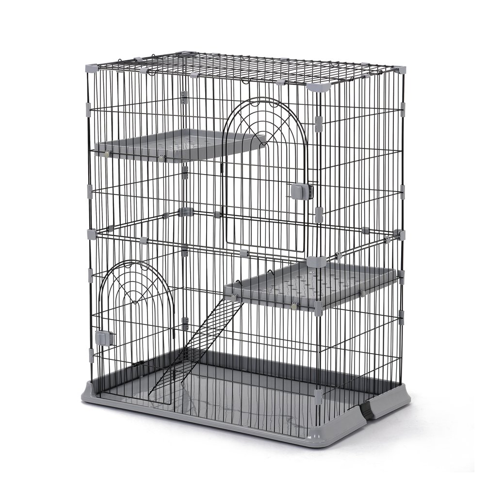 楽天市場】猫用ケージ 猫 ケージ キャットケージ 2段 猫ゲージ