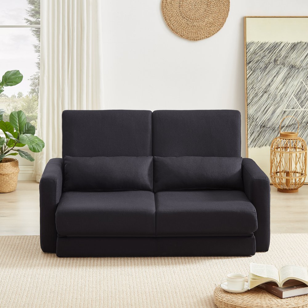 【2000円OFFクーポン券別れ別れ中】2 seater sofa 長椅子 2人掛け 納める付き添い人 布切れ 両側に肘掛け付き添い人 木脚外し能力のある 置き目長椅子 パウダーコンパクト 高だか生活様式 カウチソファー