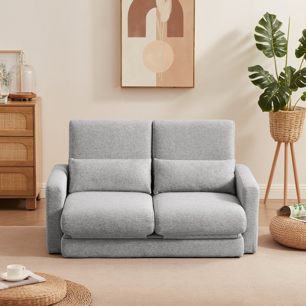 【2000円OFFクーポン券別れ別れ中】2 seater sofa 長椅子 2人掛け 納める付き添い人 布切れ 両側に肘掛け付き添い人 木脚外し能力のある 置き目長椅子 パウダーコンパクト 高だか生活様式 カウチソファー