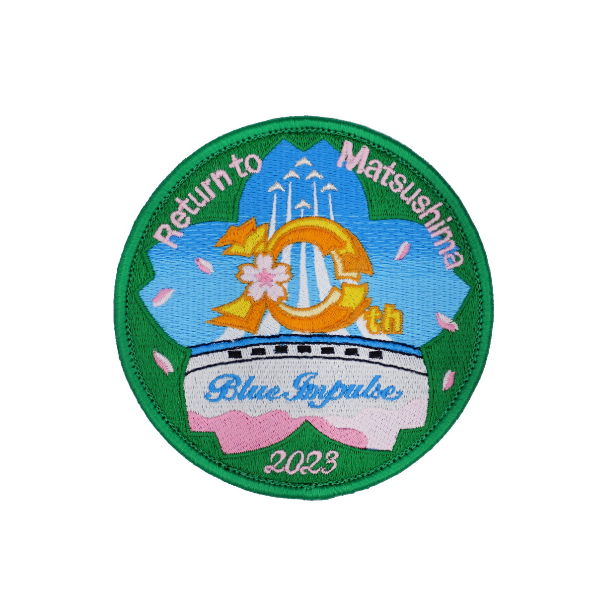 楽天市場】ブルーインパルス Fly in OSAKA ロゴ ワッペン パッチ Blue