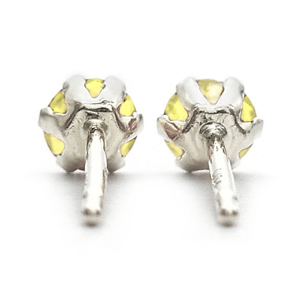 大注目】 【楽天市場】天然 イエローダイヤモンド ピアス 0.08～0.15ct(Total) VS1～I1-FANCY  YELLOW-ラウンドブリリアントカット プラチナ ダイヤモンドピアス 0.1ct FANCY INTENSE YELLOW イエローダイヤ  イエローダイア 一粒 イエロー Pt ダイアモンド diamond ...