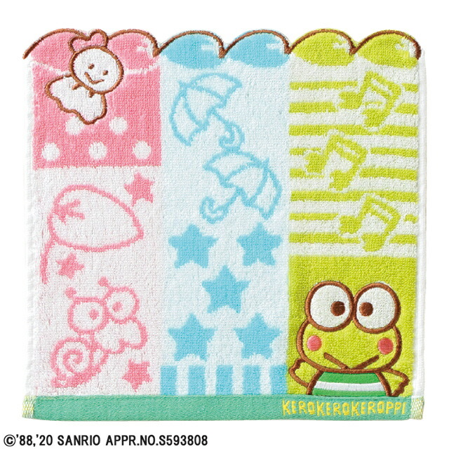 楽天市場】けろけろけろっぴ キュートけろっぴ ハンドタオル キャリー