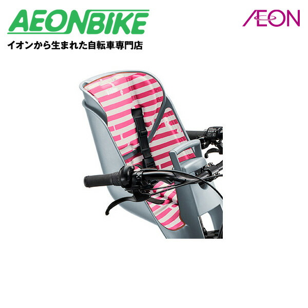 【4月14日～17日限定！対象商品P5倍＋先着1,100円OFFクーポン発行中】ブリヂストン (BRIDGESTONE) ビッケ　グリ・モブ用　フロントチャイルドシートクッション FBIK-K ボーダーピンク B403560P-W