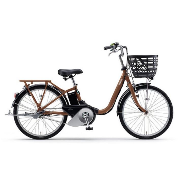 地域限定送料無料　ヤマハ　パス　シオン　12,3AH　赤　神戸市　電動自転車 電動自転車】PAS SION-U(パス シオン ユー) 20型 2024年モデル