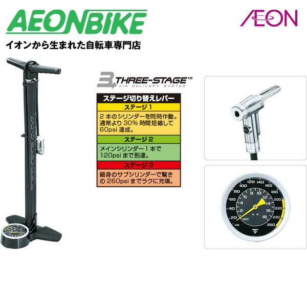 トピーク TOPEAK ジョーブロー エース DX PPF07000 フロアポンプ 本物の トピーク チュビ バルブ クリーナー TOPEAK
