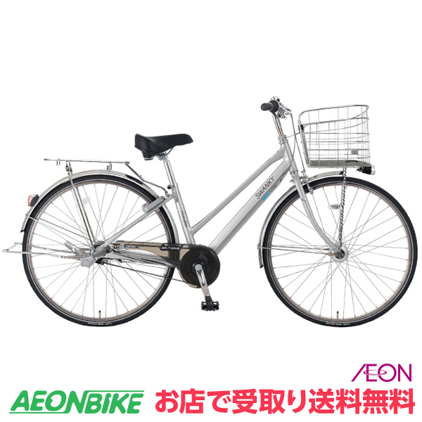☆11800円☆ 中古自転車 B455 マルキン swanky アルミ【27インチ 軽快