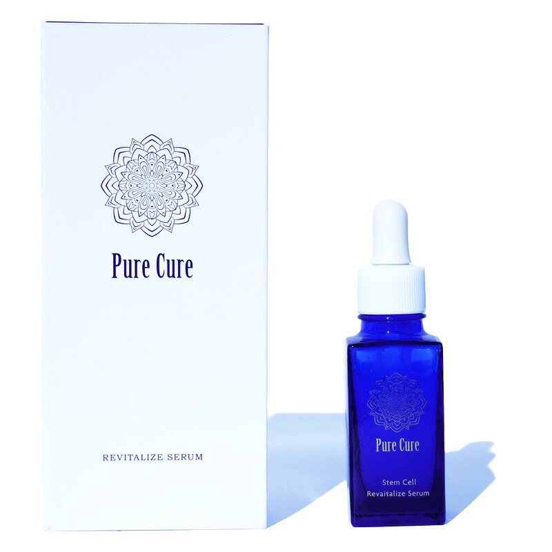 PureCure ピュアキュア 美容液 30ml オールインワン美容液 オールインワン化粧品 ヒト幹細胞培養液エキス スキンケア しわ ハリ 敏感肌 たるみ 化粧崩れ エイジング ナイアシンアミド