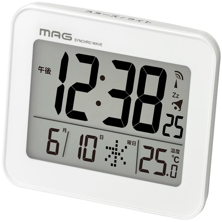 楽天市場】【特典あり】MAG 無線LAN 置掛両用時計 セットレス W