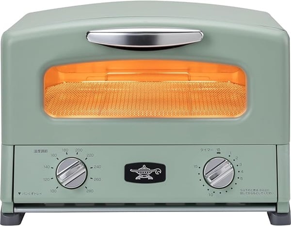 新品　アラジングラファイトトースター 2枚焼 AET-GS13C（G) アラジン グラファイトトースター 2枚焼き グリーン AET-GS13C(G