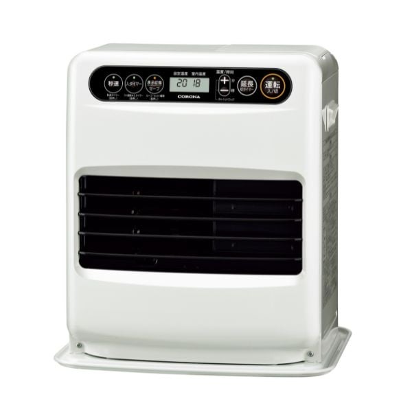 楽天市場】CORONA 石油ファンヒーター Gシリーズ シェルホワイト 木造