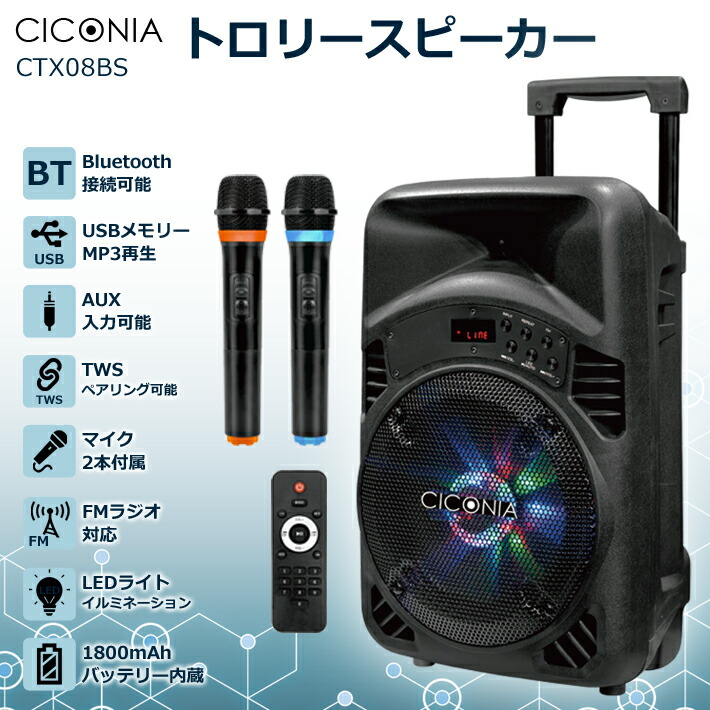 無線電話 bluetooth マイクロホン 金棒引き 拡声器 携帯型 アウトドア USB 話し合い ラジオ受信機 遠隔操作 スマホ 申し受ける 能力のある 乾電池内蔵 貨物輸送無料