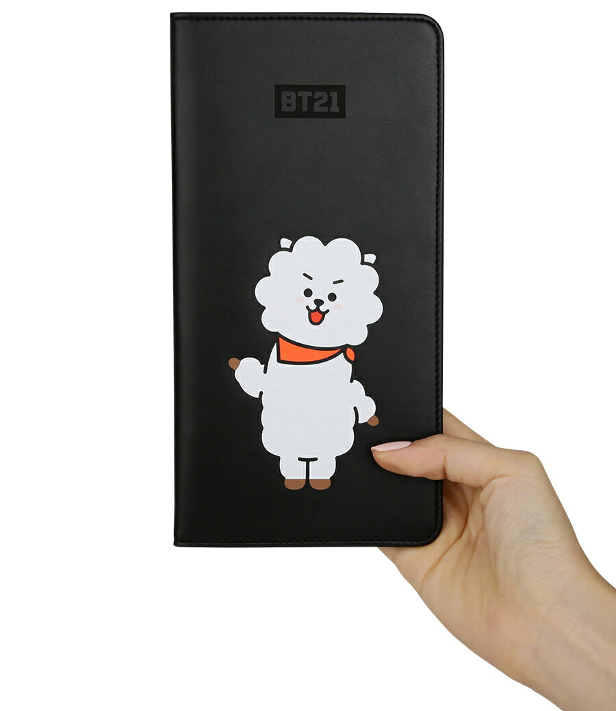 市場 BT21 公式 キャラクター デザイン 旅行グッズ The シンプル ブラック レザー 公式グッズ パスポートケース BT21グッズ グッズ  送料無料 旅行 Journey