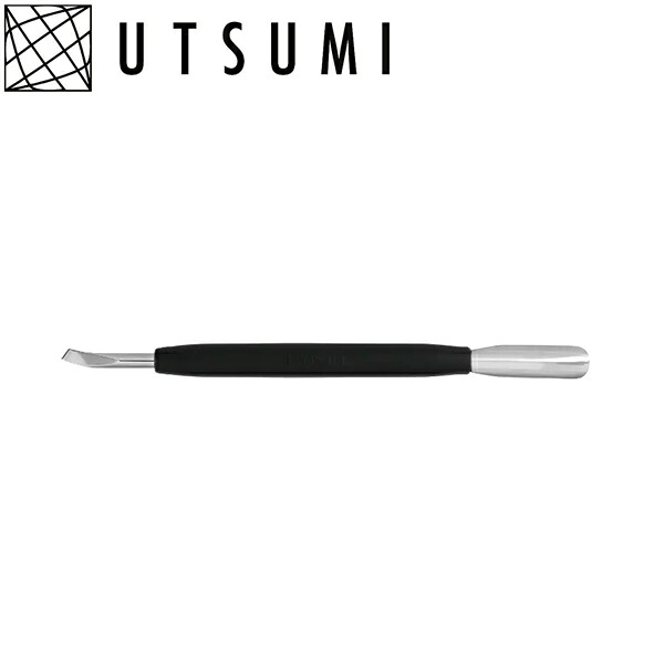 【正規代理店】UTSUMI P019 ブラックスペシャル【送料無料】UTSUMI ネイルサロン用品 メタルプッシャー シリコン製グリッププッシャー ネイルプッシャー 甘皮プッシャー ジェルネイルオフプッシャー プッシュアッププッシャー ネイルオフツール サロン専用プッシャー 正規品