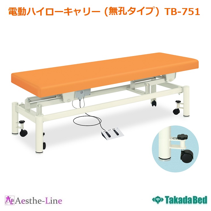 SALE／92%OFF】 高田ベッド 電動ハイローキャリー TB-751 治療用ベッド ...