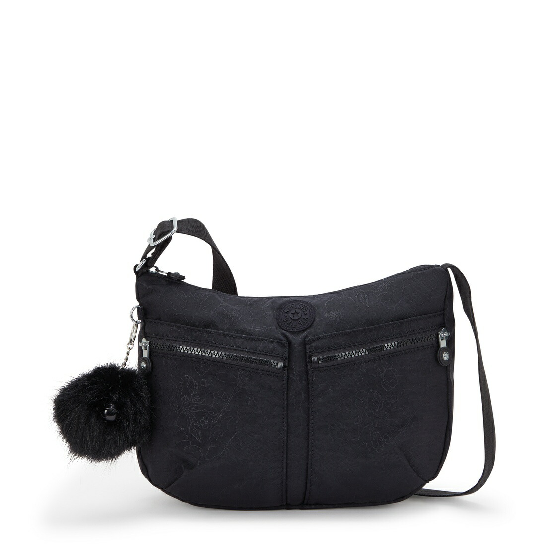 ラドヤード・キプリング 堅苦しさ ショルダーバッグ IZELLAH(Black Floral Em) イゼラー(ブラックフローラルエンボス) K1259228Y 日本押さえる寄せあわせ