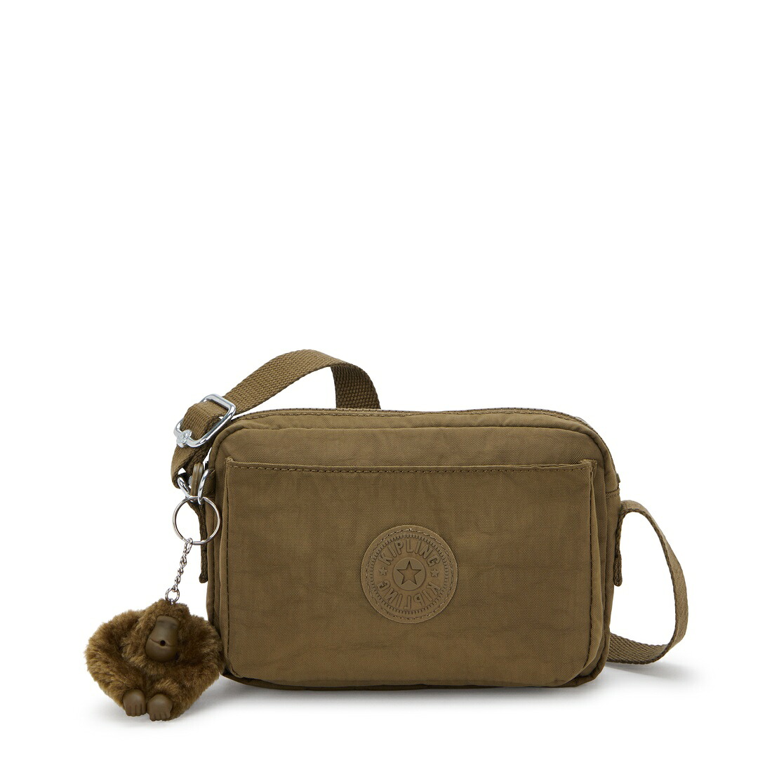 キプリング 公式 ショルダーバッグ ABANU(Smooth Khaki) アバヌ(スムースカーキ) KI42081NA ベーシック コレクション