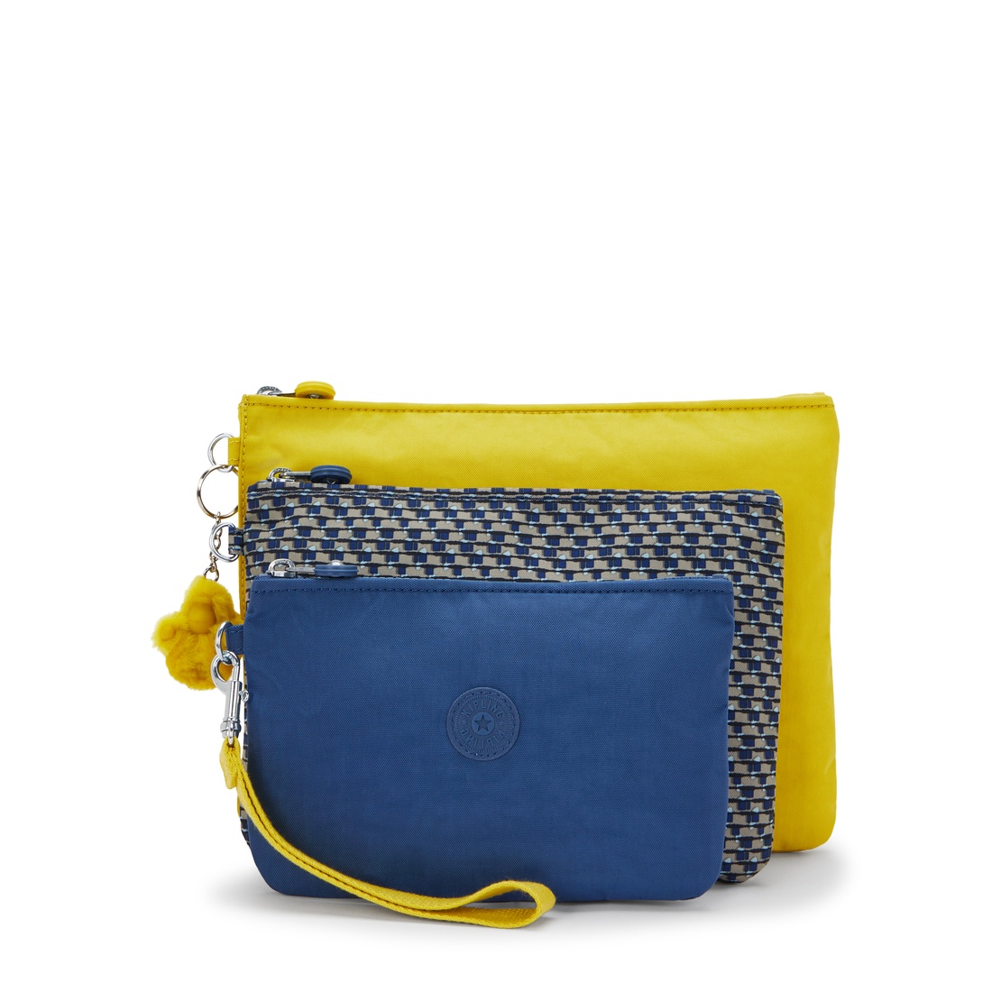 キプリング 公式 ポーチ IAKA L WRISTLET(Inside Yellow) イアカ エル リストレット(インサイドイエロー) KI42192TT ベーシック コレクション
