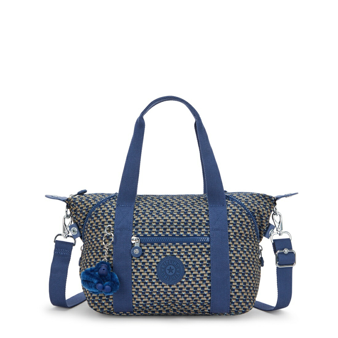 キプリング 公式 ボストンバッグ ART MINI(Blue on Wire) アートミニ(ブルーオンワイヤー) KI56569PC ベーシックプリント コレクション