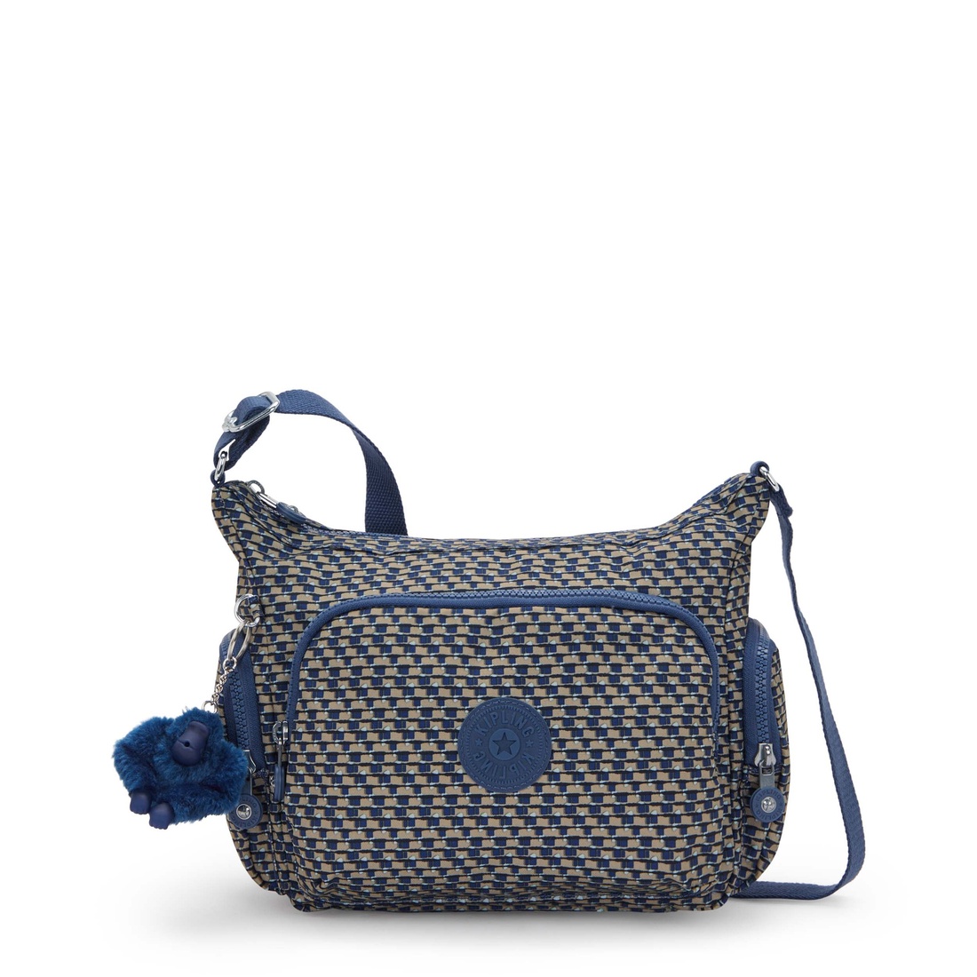 キプリング 公式 ショルダーバッグ GABB S(Blue on Wire) ガブエス(ブルーオンワイヤー) KI66079PC ベーシックプリント コレクション 13,475円