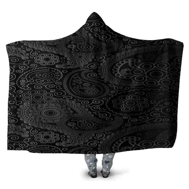 【百貨店SALE】ブランケット 綿ネル 黒いこと 花柄 神通力ケープ 着付ける能力のある アウトドア 難民キャンプ用 毛布 情の籠もった もの柔らか ユニ一発やる