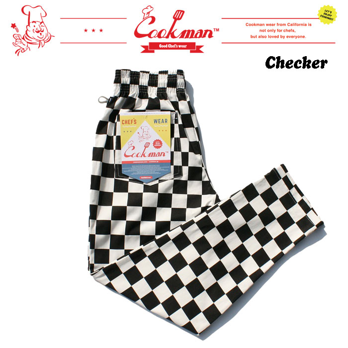 【楽天市場】(お得なクーポン発行中！) クックマン シェフパンツ チェッカー COOKMAN Chef Pants Checker：AFRO JACK