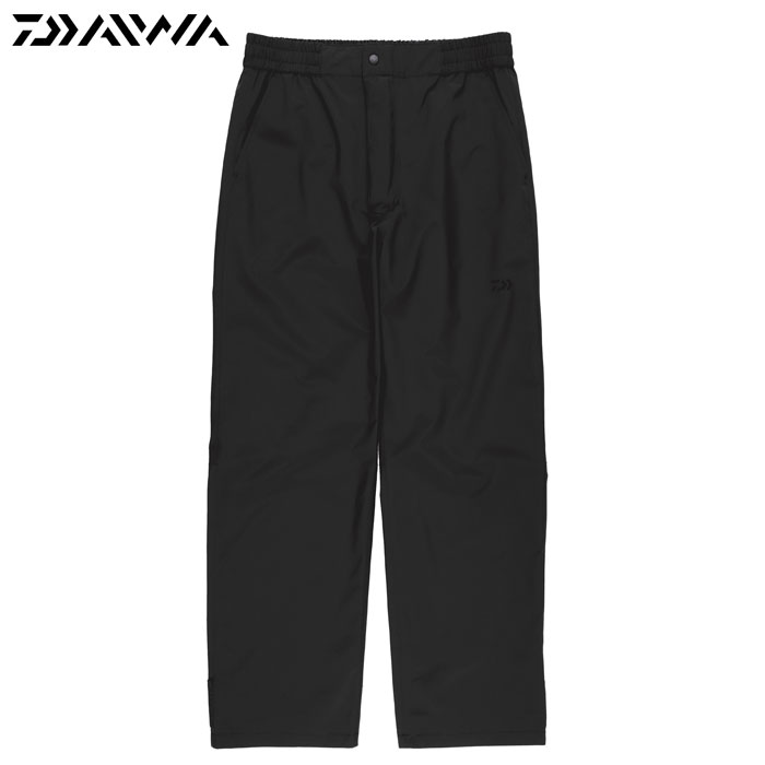 ダイワ レインマックス 2L シェル レイン パンツ ブラック 防水 透湿 二重構造 DAIWA RAINMAX 2L SHELL PANTS BLACK
