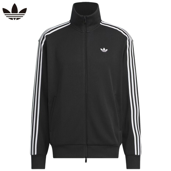 (お得なクーポン発行中！) アディダスオリジナルス ジャケット ニットトップス ブラック メンズ レディース adidas Originals FB KNIT TT