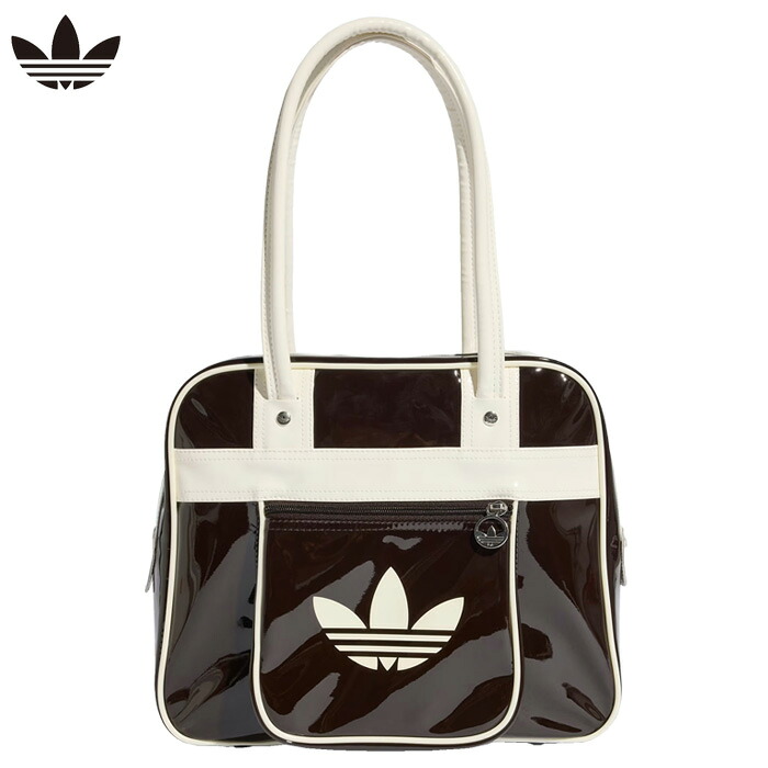 アディダスオリジナルス 御徒面子 トートバッグ エナメル adidas Originals ARCHIVE PATENT PU SHOULDER BAG KW4688 KW4690