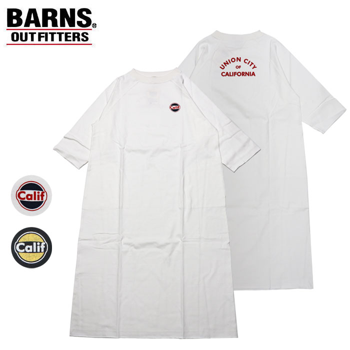 バーンズ アウトフィッターズ レディース クラシック ヘビープリント ワンピース BARNS OUTFITTERS CLASSIC HEAVY PT OP