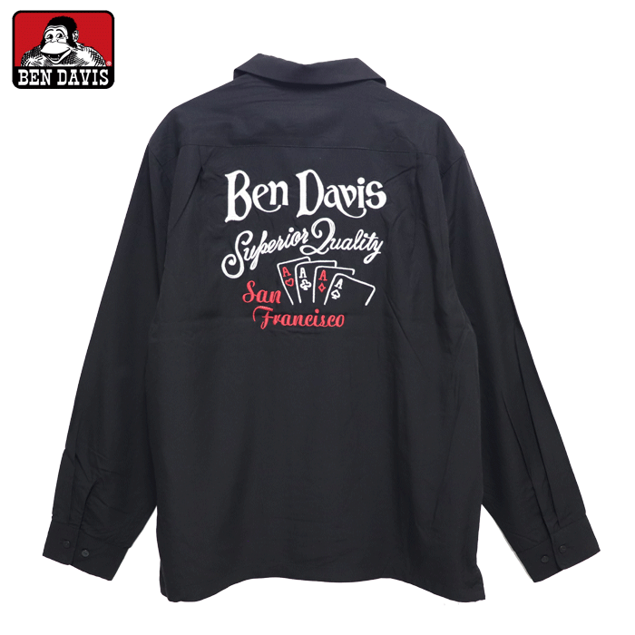 楽天市場】ベンデイビス ジャケット 長袖 ワイド BEN DAVIS T/C TWILL