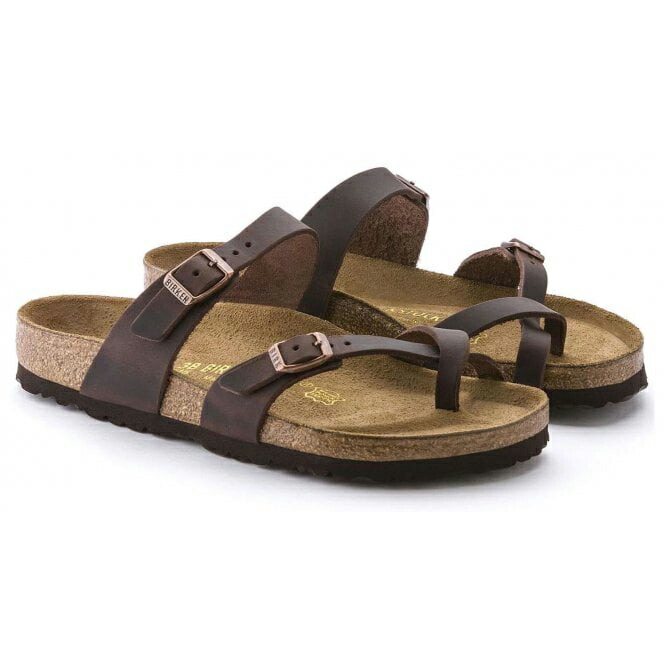 ビルケンシュトック メンズ レディース サンダル マヤリ オイルレザー ハバナ レギュラーフィット 幅広 Birkenstock Mayari Andapt Com