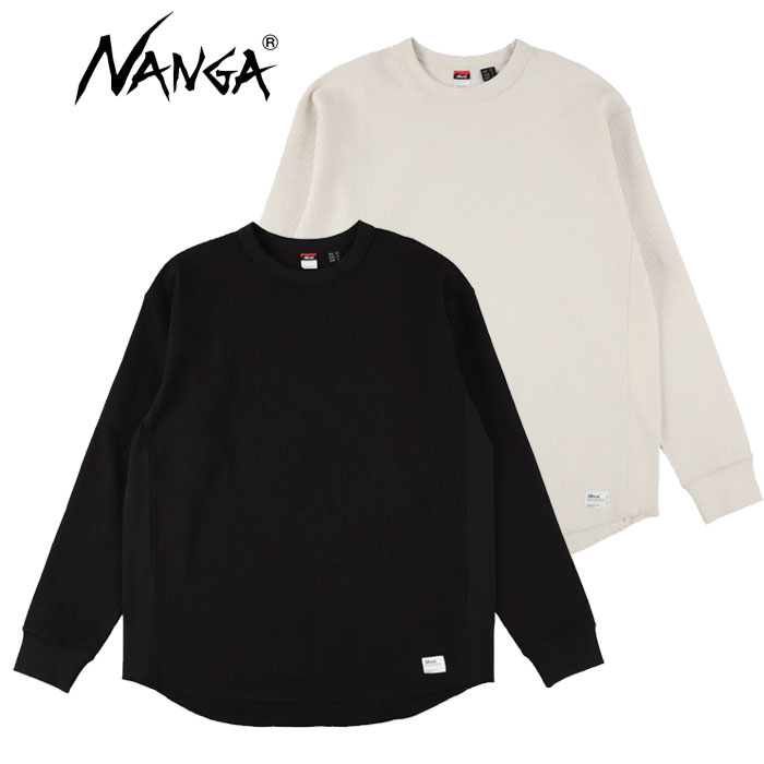 (お得なクーポン発行中！) ナンガ Tシャツ エアフレックス ワッフル サーマル 長袖 NANGA AIRFLEX WAFFLE L/S TEE 1M052A