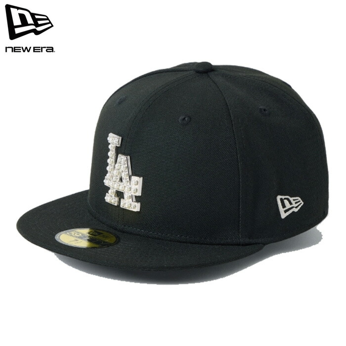 ニューエラ キャップ 59FIFTY ドジャース ガラスパール ブラック メンズ レディース NEW ERA 5950 LOSDOD PEARL BADGE BLK｜AFRO JACK 7,810円
