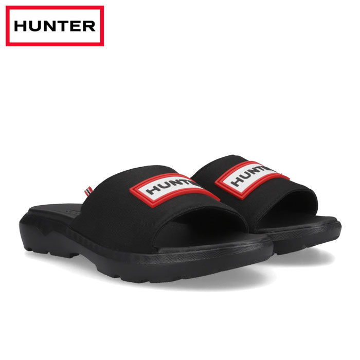 ハンター サンダル レディース スポーツサンダル イージー ネオプレン スライド ブラック EVA 厚底 Hunter EASY NEOPRENE SLIDE UFF7137NEO-BLK｜AFRO JACK