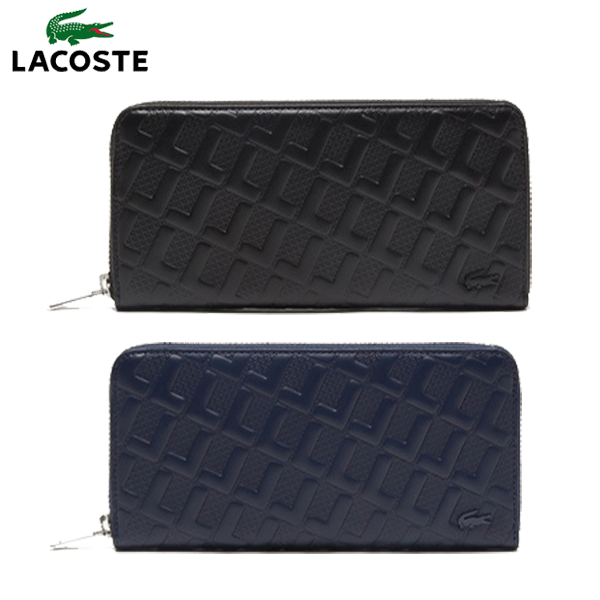 メーカー包装済 楽天市場 ラコステ メンズ 長財布 ロングウォレット 天然皮革 本革 レザー Lacoste Afro Jack 安心の定価販売 Precisionnm Com